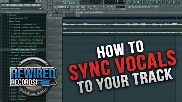 FL Studio Tutorial: How to Sync Vocals to your track